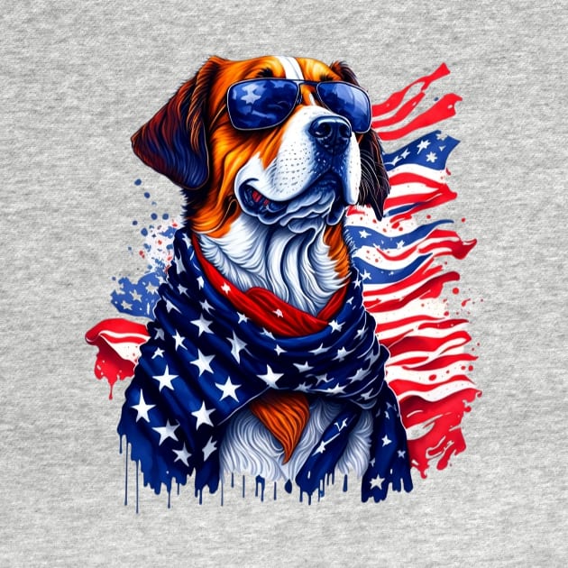 Funny 4th of July Dog by Banned Books Club